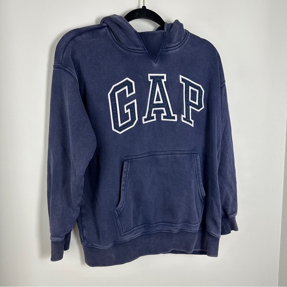 GAP Other - Y2K GAP Hoodie Navy Teen Size 12 Large Pullover